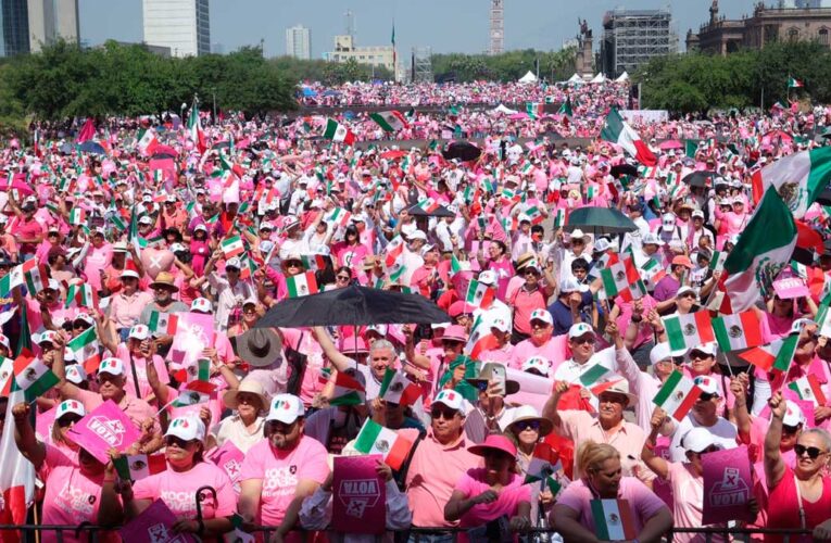 Antes que partido, tenemos a México: Xóchitl. La Marea Rosa la apoyó y la hizo su candidata a la presidencia