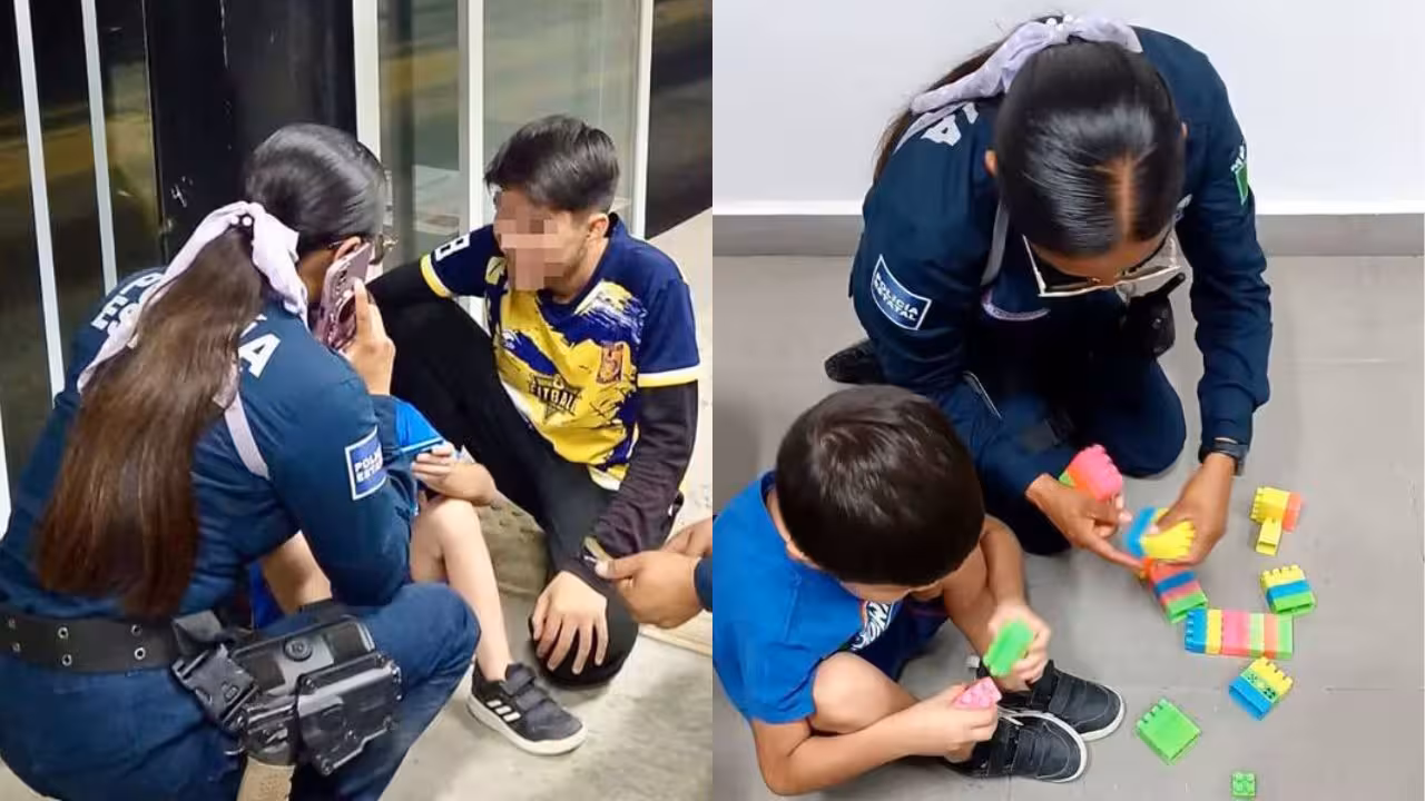 Rescatan a niño autista perdido en estación de Tuzobús, Pachuca
