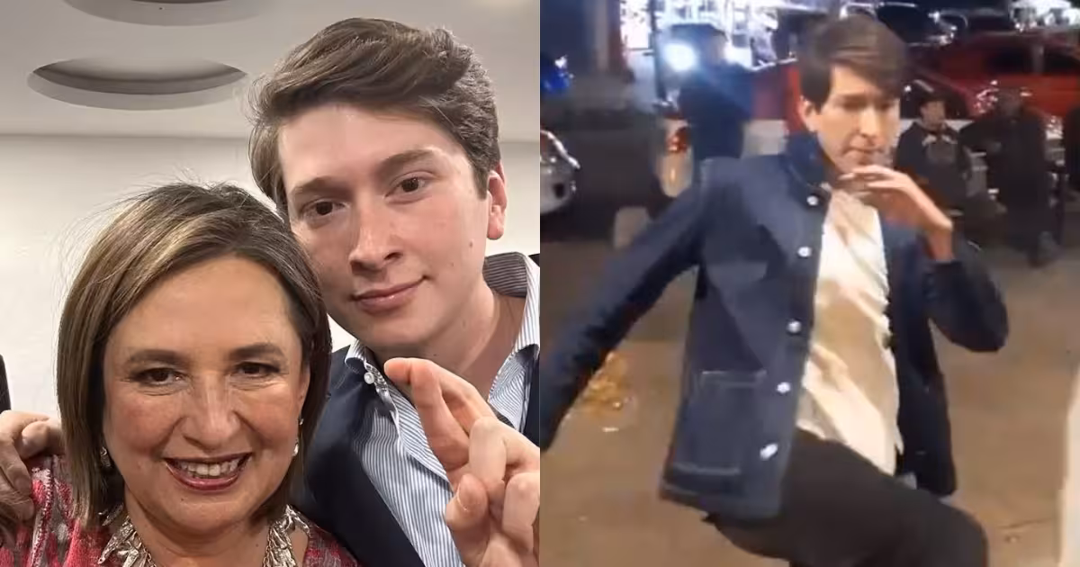 Exhiben otro video de hijo de Xóchitl Gálvez agrediendo policías; ella no responde, pero Beatriz Gutiérrez Müller ordena bajarlo