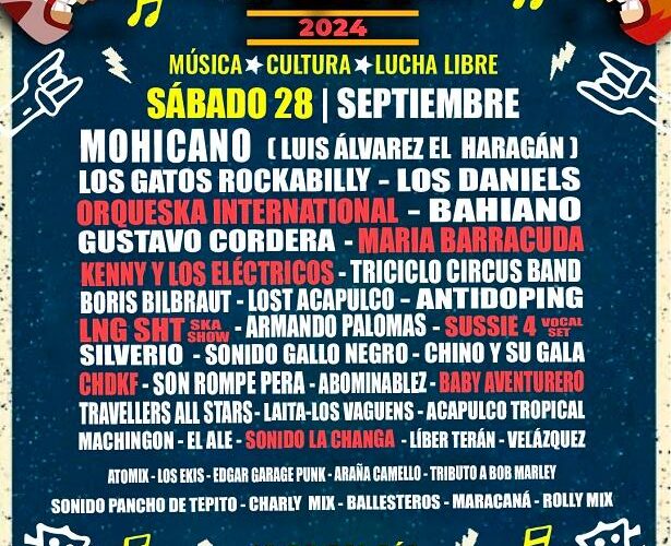 Llega al sur de la CDMX el CHIDO FEST, un festival DISRUPTOR con un elenco de ensueño