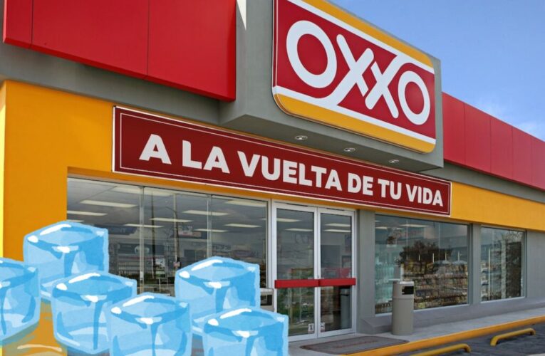 Por alta demanda, Oxxo limita venta de hielo en tiendas de la CDMX