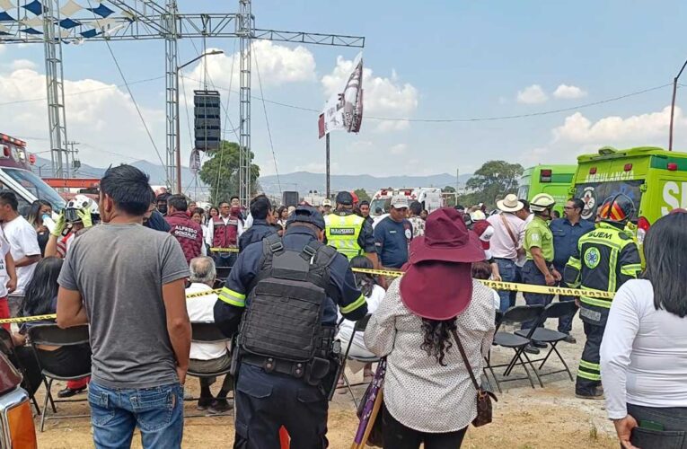 El trágico accidente de San Pedro, Nuevo León, a punto de repetirse en Xonacatlán, Estado de México, en un cierre de campaña