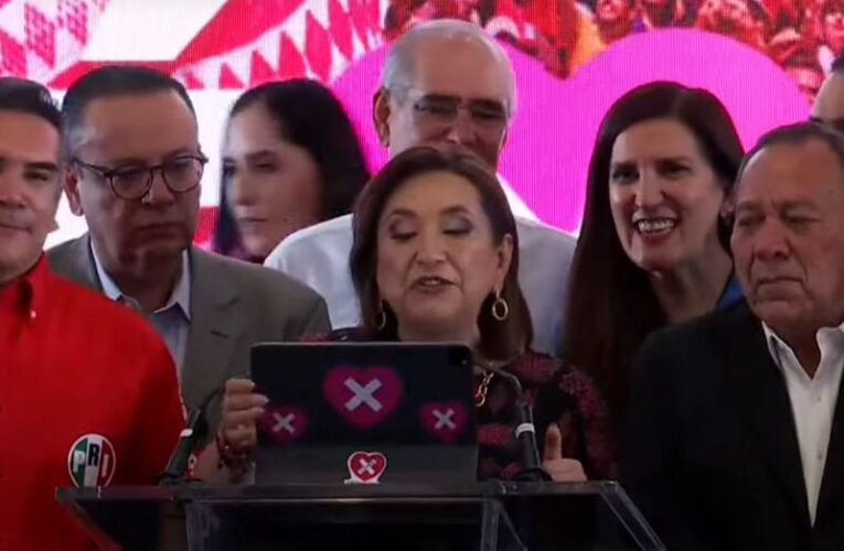 ‘Está claro que ya ganamos; hago un llamado a que se respete el voto’: Xóchitl Gálvez