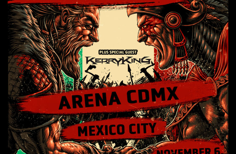 AMON AMARTH Y KERRY KING listos para incendiar la arena cdmx en el evento del año