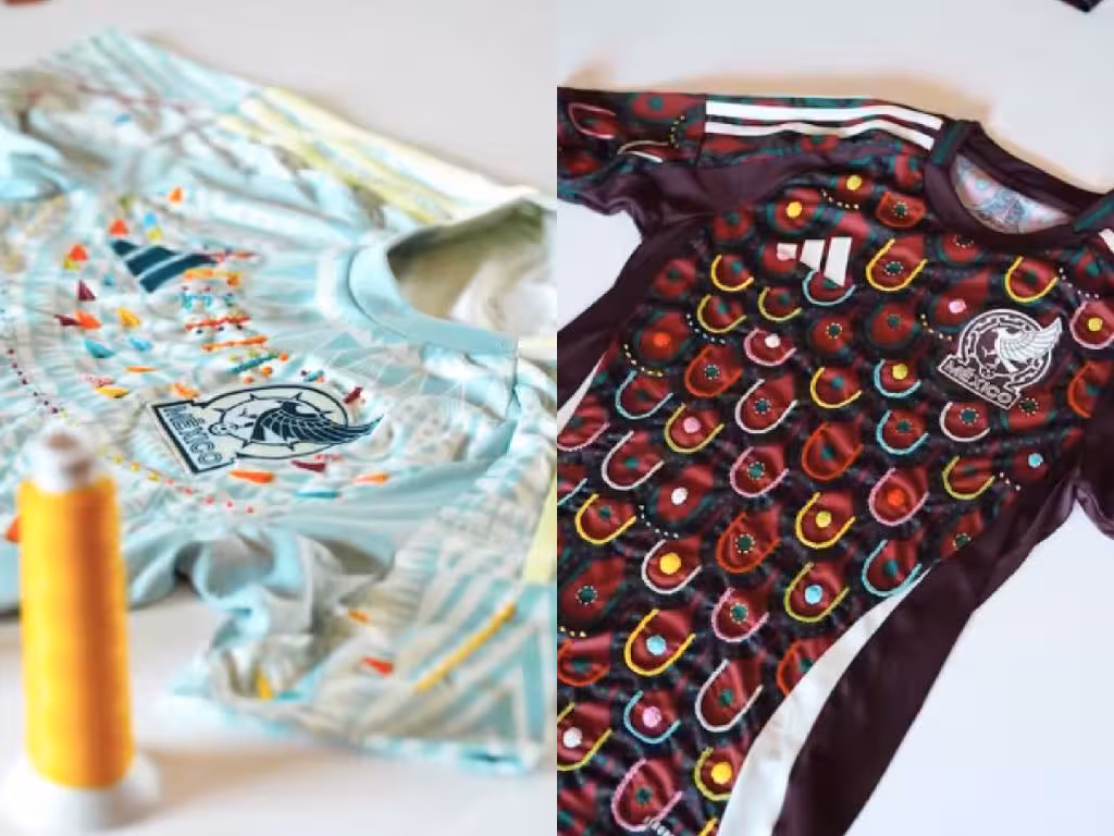 Artesanas Poblanas diseñaron y elaboraron el jersey de la selección mexicana de fútbol que utiliza actualmente