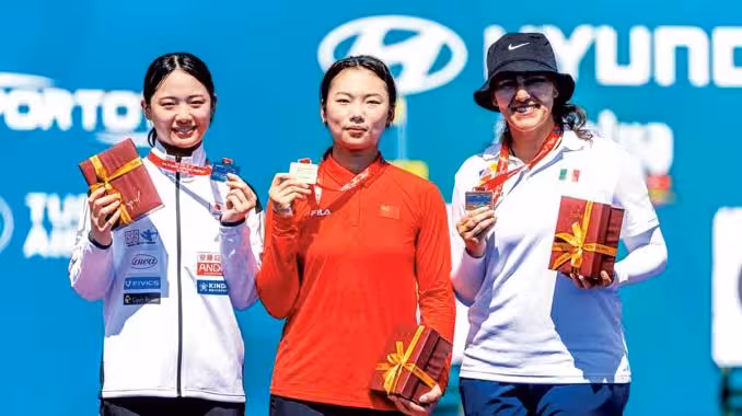 Ganó Alejandra Valencia el bronce en la copa del mundo de tiro con arco en Turquía