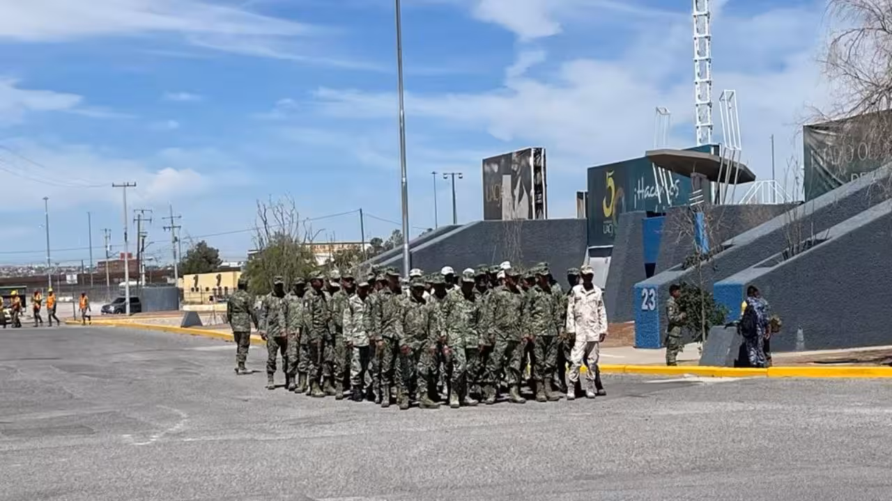 Llegan militares de EUA a Ciudad Juárez para ejercicio binacional