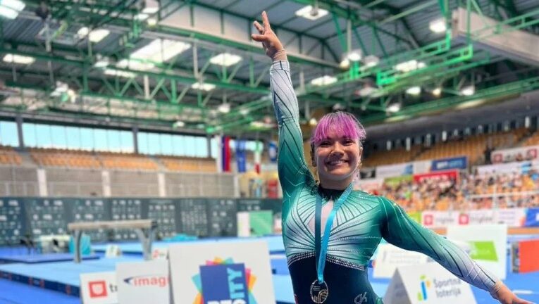 Alexa Moreno cierra con medalla de oro en mundial de gimnasia artística rumbo a parís 2024