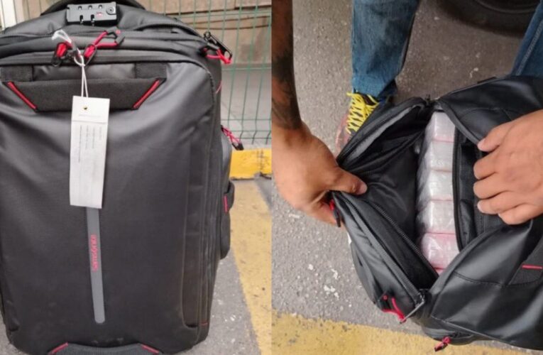 Detienen a tres personas con 21 kilos de cocaína en el AICM