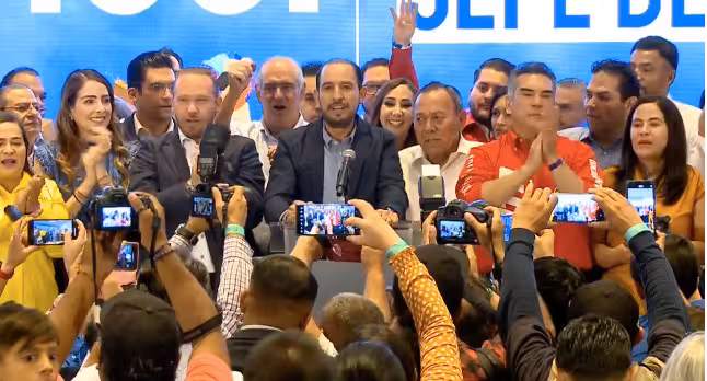 Marko Cortés celebra alta participación en la elección
