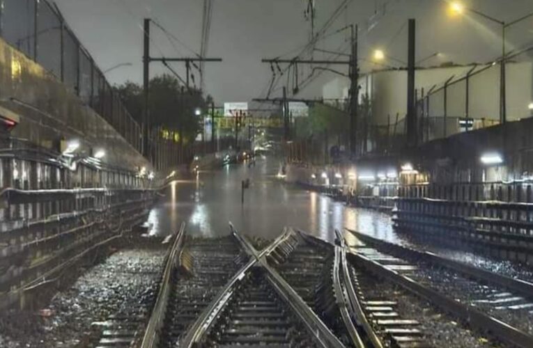 Sin servicio Línea A del Metro de Peñón Viejo a Guelatao por inundaciones