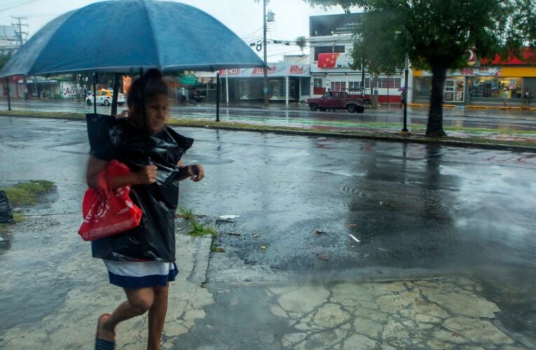 Se esperan lluvias de moderadas a intensas en varios  estados de México