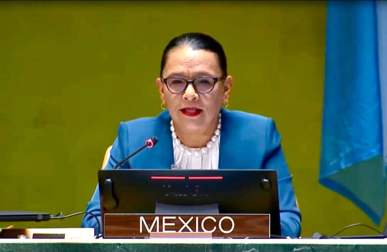 En la ONU, Rosa Icela Rodríguez llama a atender el tráfico ilegal de armas de fuego