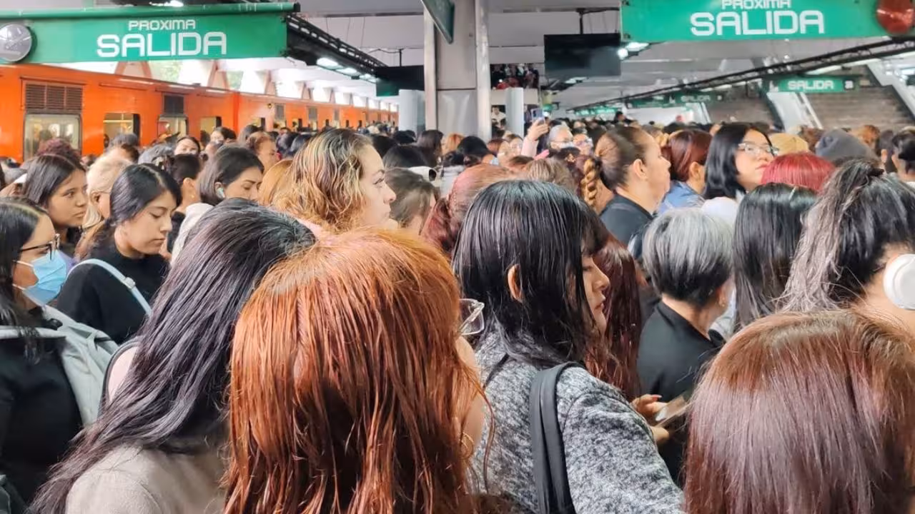 Metro CDMX implementa avance lento de trenes por lluvia