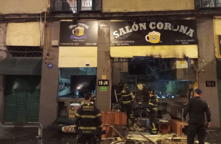 Por acumulación de gas explota Salón Corona en el Centro Histórico