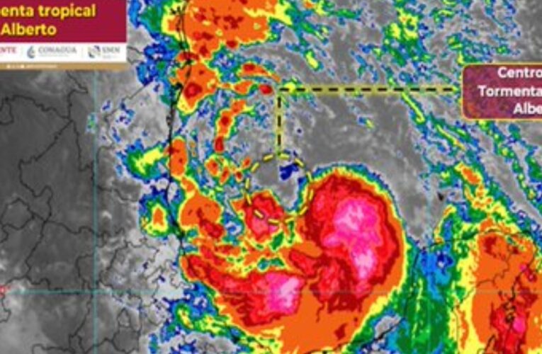 Se forma la tormenta tropical “Alberto”; sin clases 4 estados