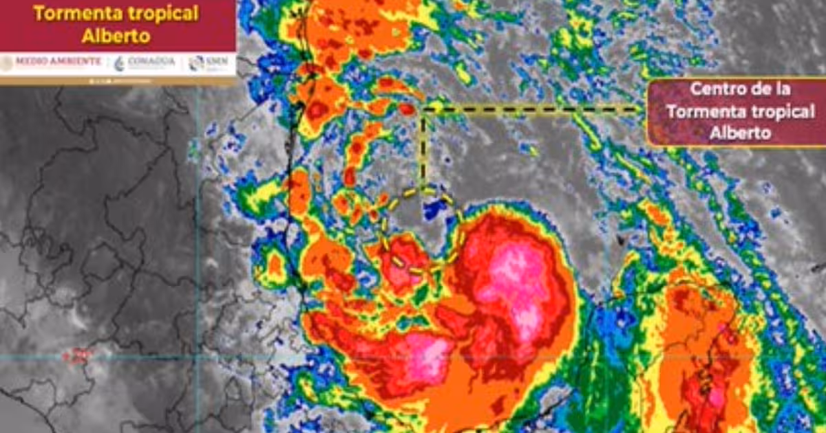 Se forma la tormenta tropical “Alberto”; sin clases 4 estados