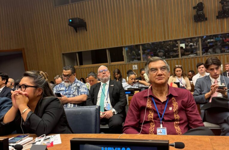 Asiste Américo Villarreal a presentación del Cuarto Informe Nacional Voluntario de México en la ONU