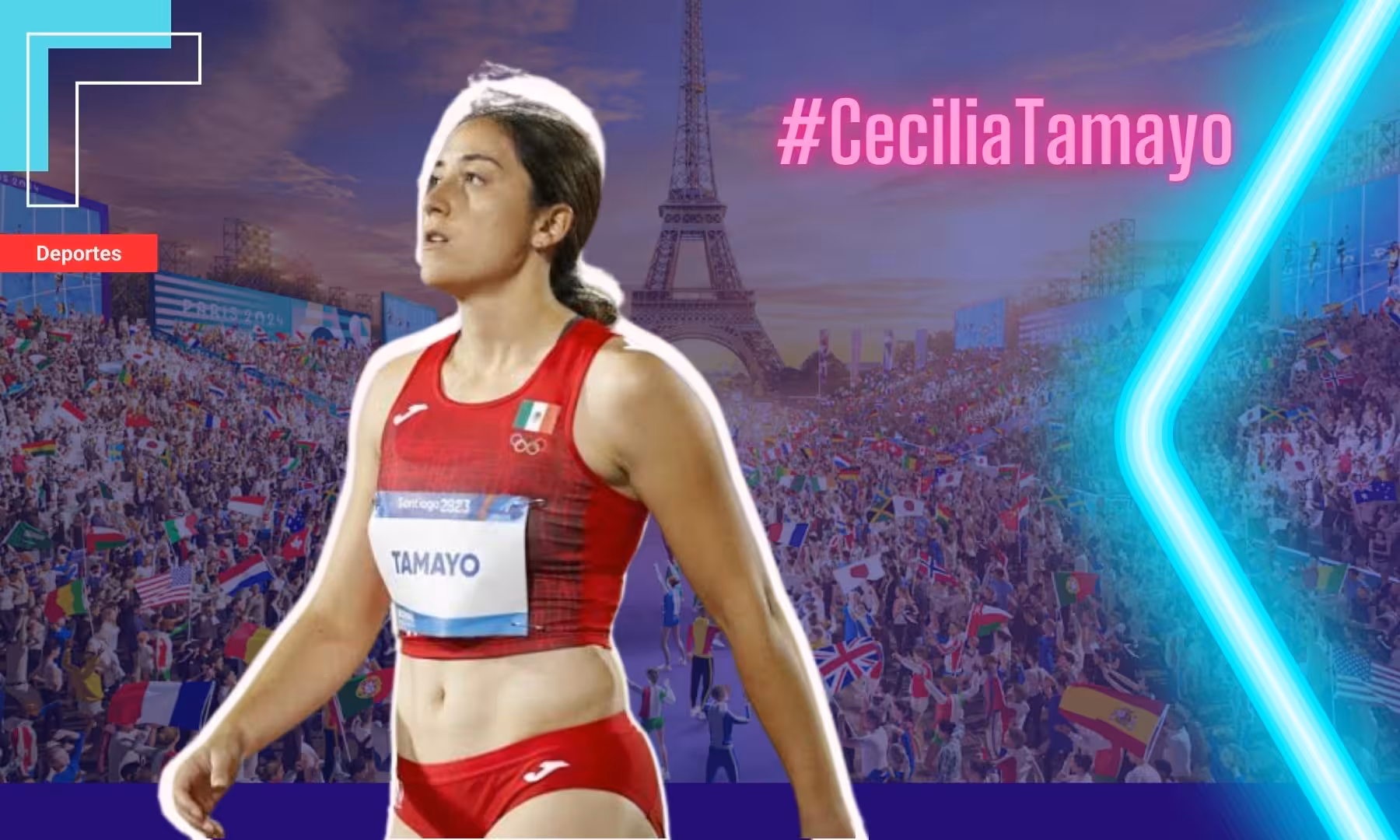 Cecilia Tamayo es la segunda velocista mexicana en clasificar a los Juegos Olímpicos
