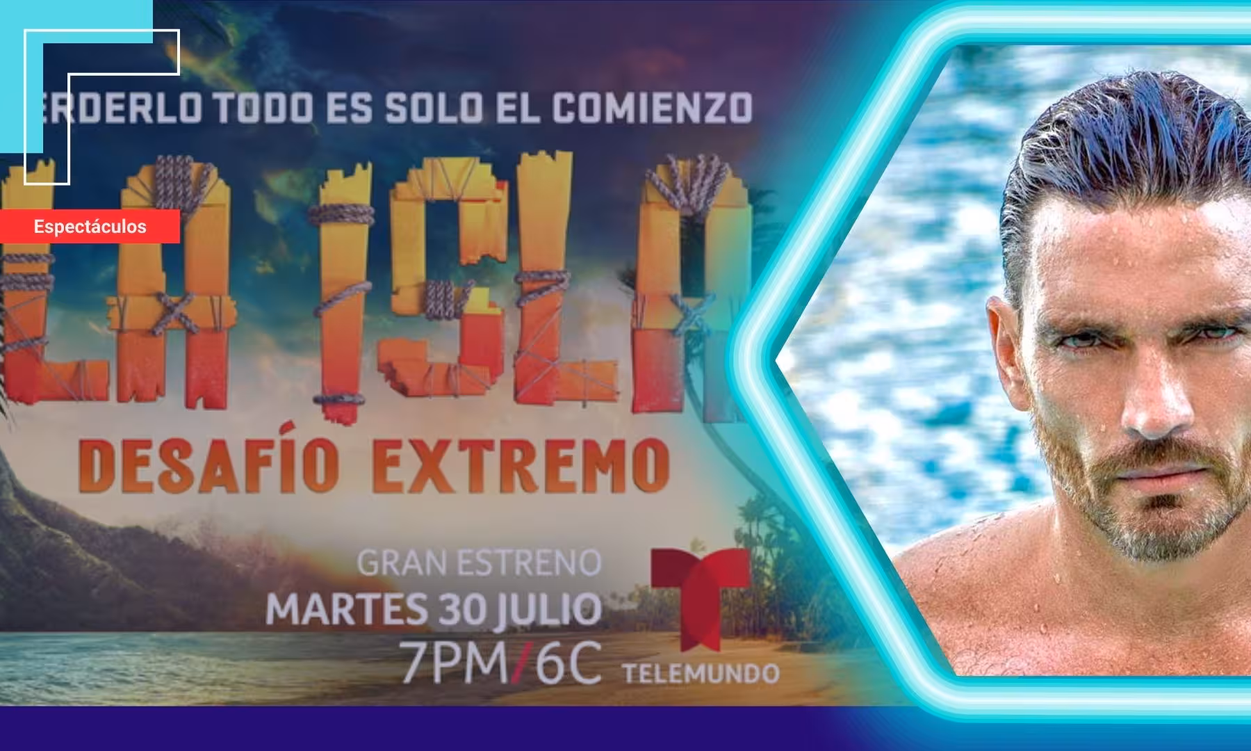 Julián Gil se une a Telemundo con La Isla: Desafió extremo