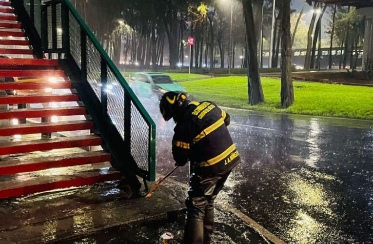 Lluvias persistirán durante la tarde y noche en CDMX