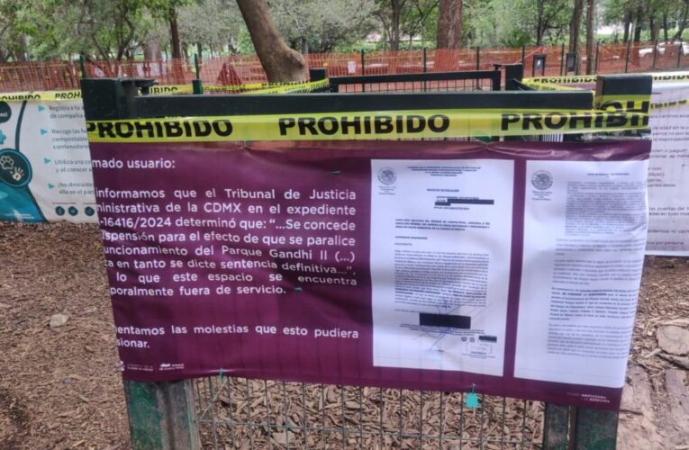 Vecinos exigen la reapertura de parque para perros en Polanco