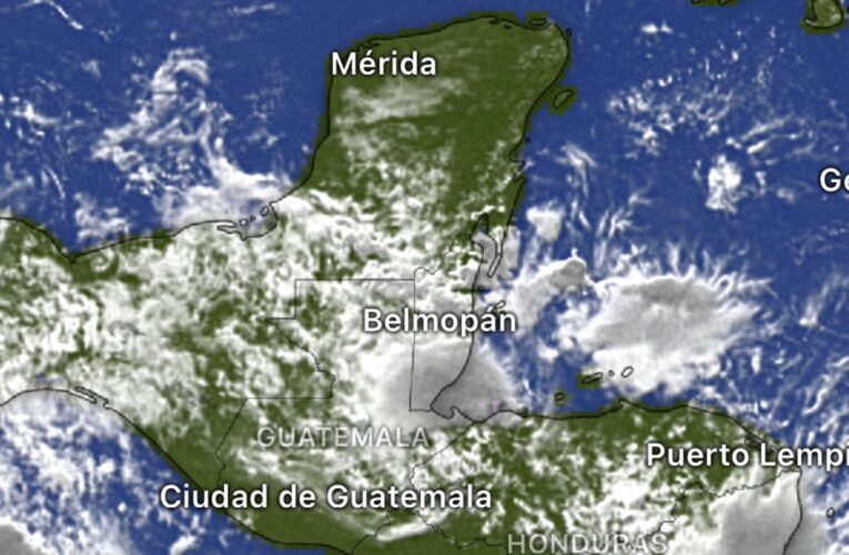 Prevén lluvias intensas con actividad eléctrica en la Península de Yucatán