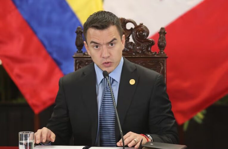 Presidente de Ecuador dice que México “es de nuestros peores socios”