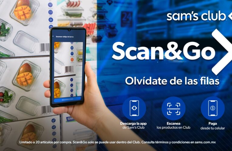 ¡Las filas son historia con Scan & Go! 3 años de ayudar a los socios de Sam’s Club a evitarlas