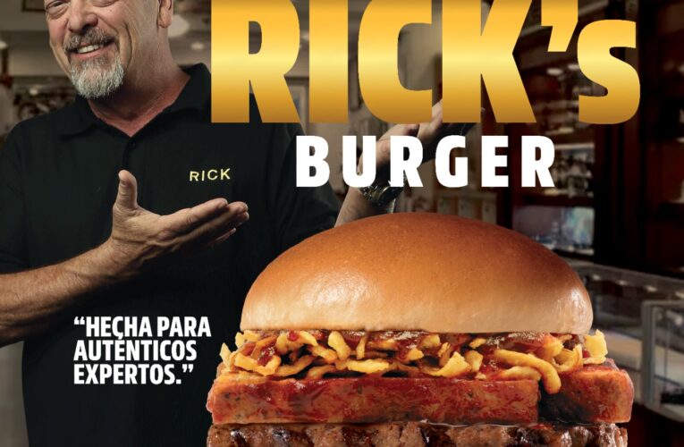 ¡Oye Rick, mira lo que tengo! la nueva y deliciosa Rick’s Burger Llega a Carl’s Jr., desde “El precio de la Historia”