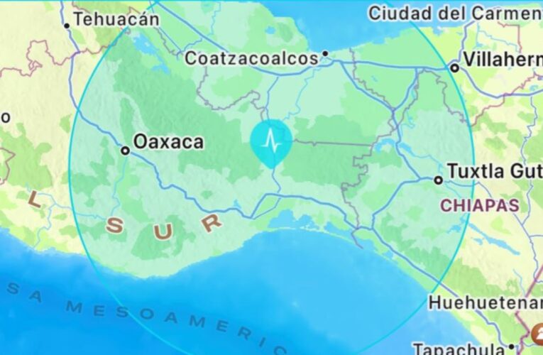 Sismo de 6.3 sacude Chiapas; no se reportan daños