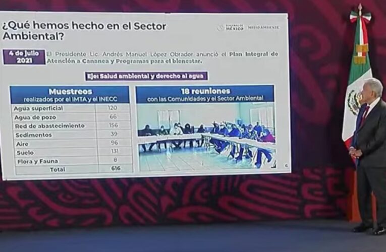 AMLO promete dar seguimiento a contaminación de río Sonora: “No habrá carpetazo”