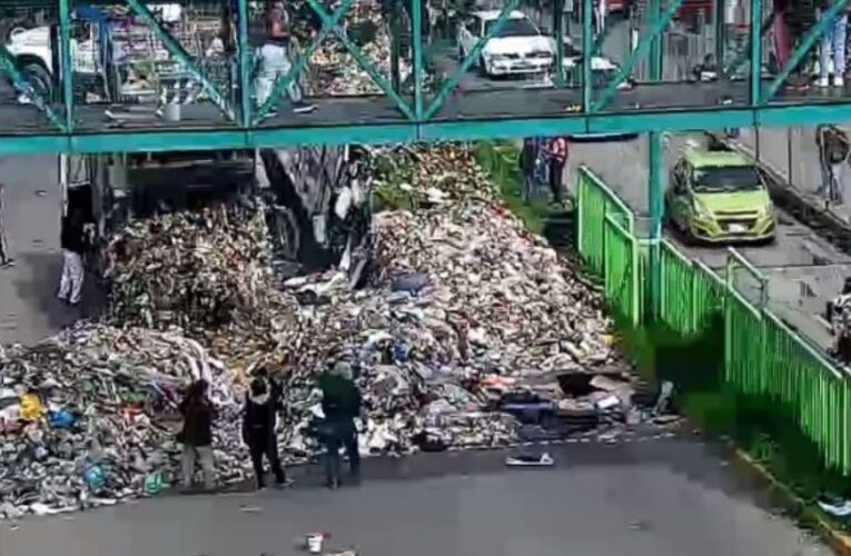 Extorsionadores hasta en la basura: Exigen hasta 50 mil pesos a recolectores de Chimalhuacán