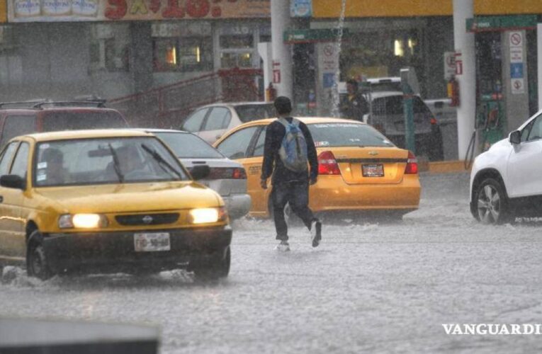 Frente frío y monzón provocarán lluvias