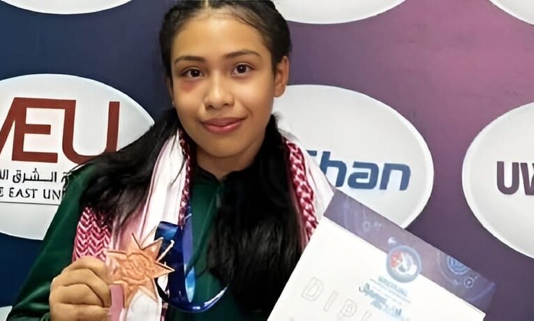 CONQUISTA GABRIELA PALACIOS EL BRONCE EN JORDANIA