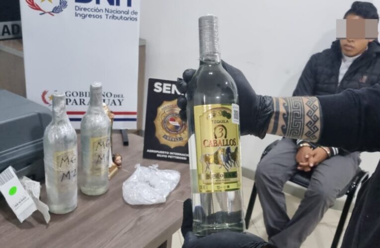 Paraguay detiene a seminarista mexicano por transportar tequila con metanfetaminas