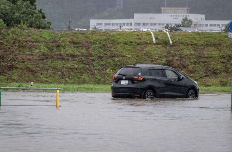 Tormenta tropical María toca tierra en Japón con intensas lluvias