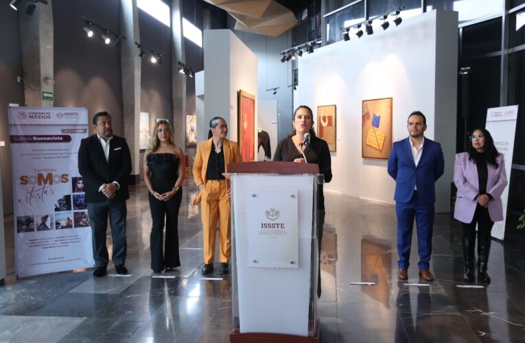 Celebra Issste creatividad y talento artístico de sus trabajadores con exposición “También somos artistas”