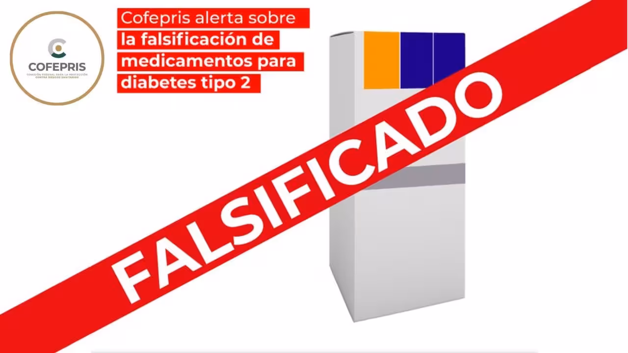 Cofepris alerta sobre venta de medicamentos falsos para tratar diabetes
