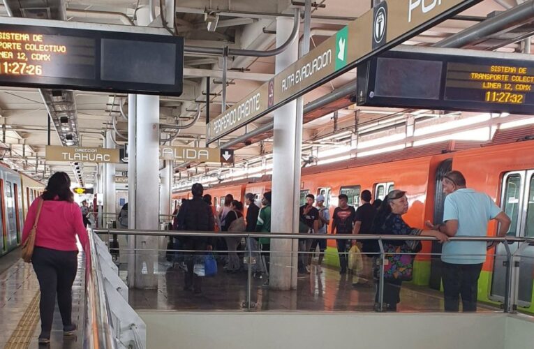 Usuario se arroja a vías del Metro en Periférico Oriente, Línea 12