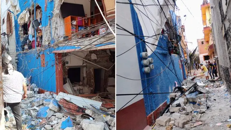 Explosión deja seis heridos en el pueblo de Los Reyes, Coyoacán