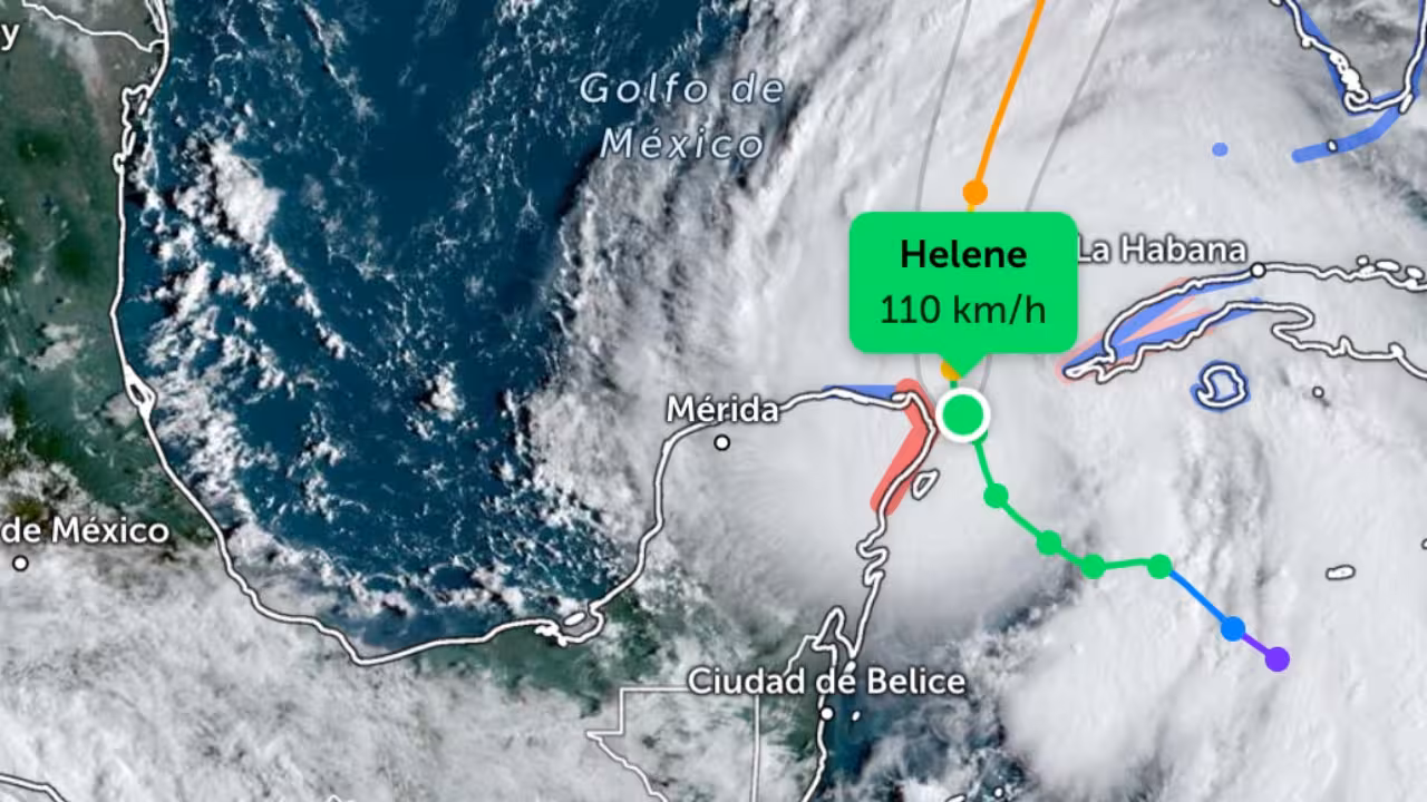 Tormenta tropical ‘Helene’ provoca retrasos y cancelaciones en aeropuerto de Cancún