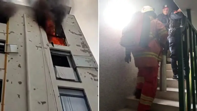 Incendio consume departamento en la Álamos, alcaldía Benito Juárez