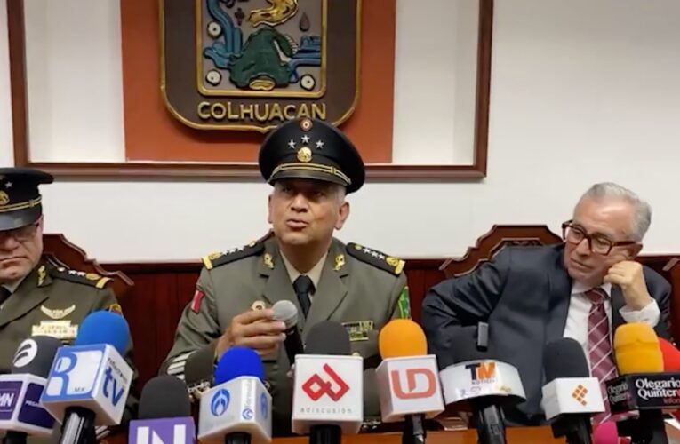 Cese de violencia en Sinaloa depende de los grupos antagónicos, acepta mando militar