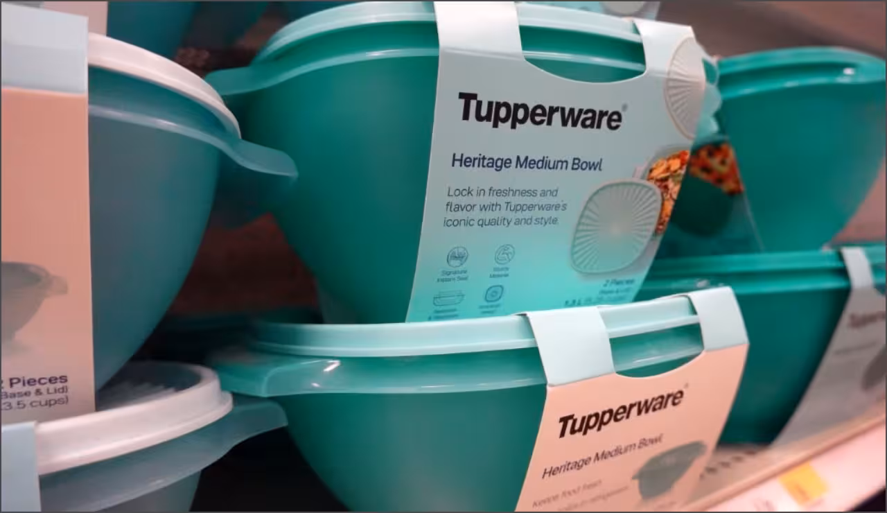Tupperware, al borde de la quiebra; suspenden su cotización en Wall Street