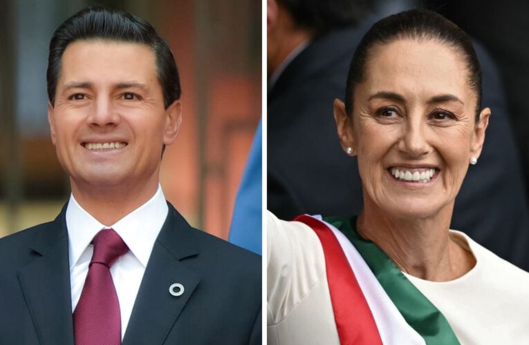 Peña Nieto reaparece para desearle éxito a Sheinbaum