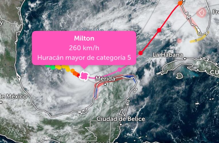 Ojo del huracán ‘Milton’ tocará Yucatán: 50 municipios, sin clases