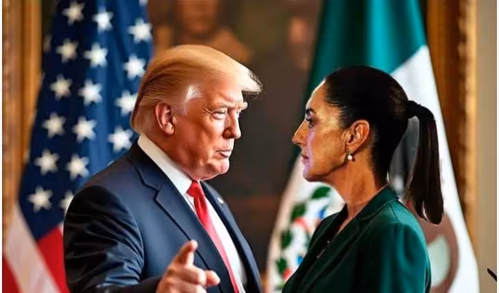 TRUMP AMENAZA A MÉXICO CON ARANCELES DEL 25% POR CRISIS MIGRATORIA