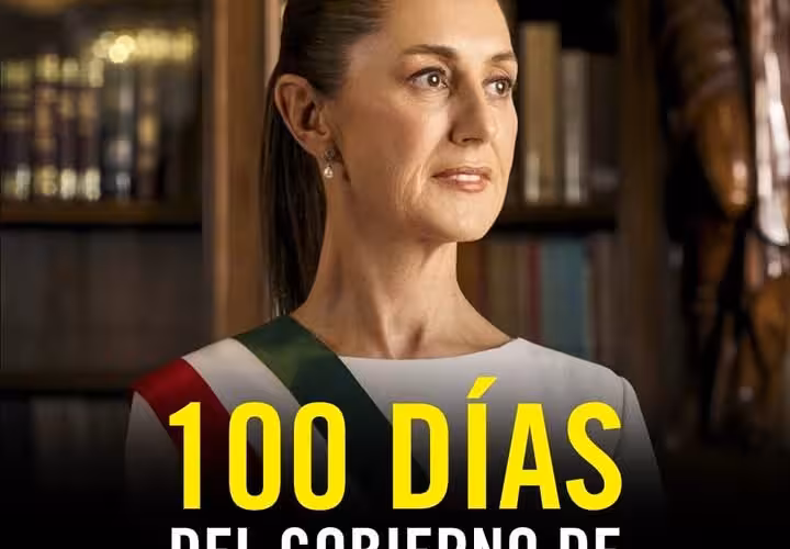 CLAUDIA SHEINBAUM CUMPLE 100 DÍAS COMO PRESIDENTA CON UNA APROBACIÓN DEL 80%