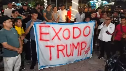 MIGRANTES ABANDONAN EL “SUEÑO AMERICANO” ANTE LAS POLÍTICAS DE TRUMP